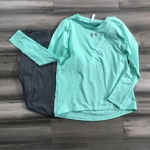 Youth Under Armour fleece lined top